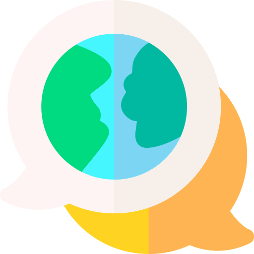 Chat bubble Basic Rounded Flat icon