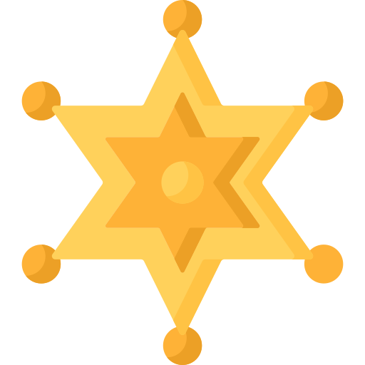 sheriff-abzeichen Special Flat icon