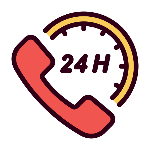 24 hours support Generic Outline Color icon