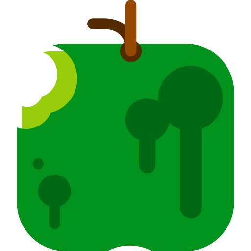 manzana envenenada Generic Flat icono