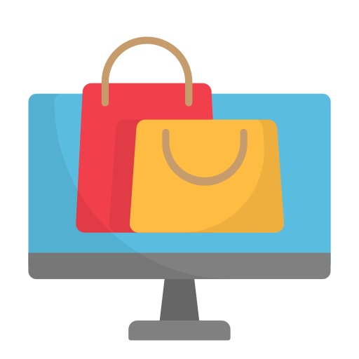 online winkelen Generic Flat icoon