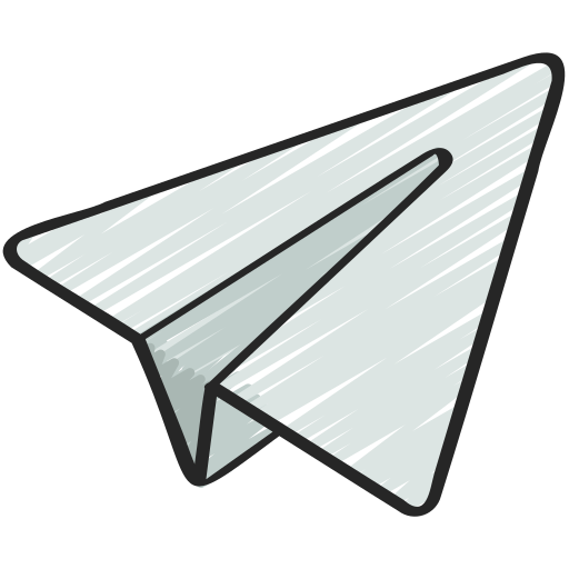 avion en papier Juicy Fish Sketchy Icône
