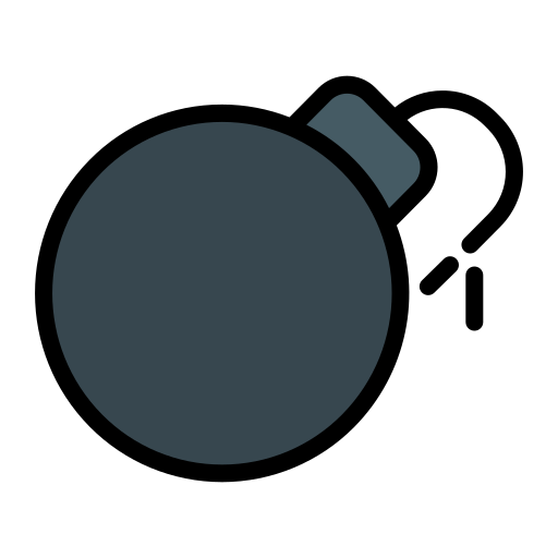 Bomb Generic Outline Color icon