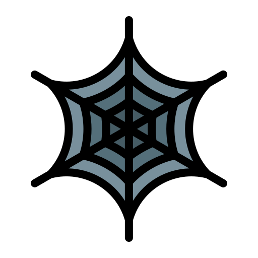 Spider web Generic Outline Color icon