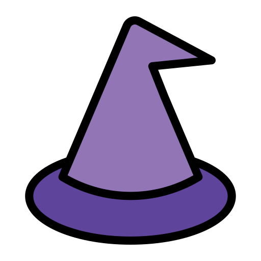Witch hat Generic Outline Color icon