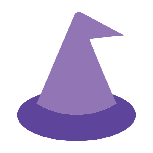 Шляпа ведьмы Generic Flat иконка