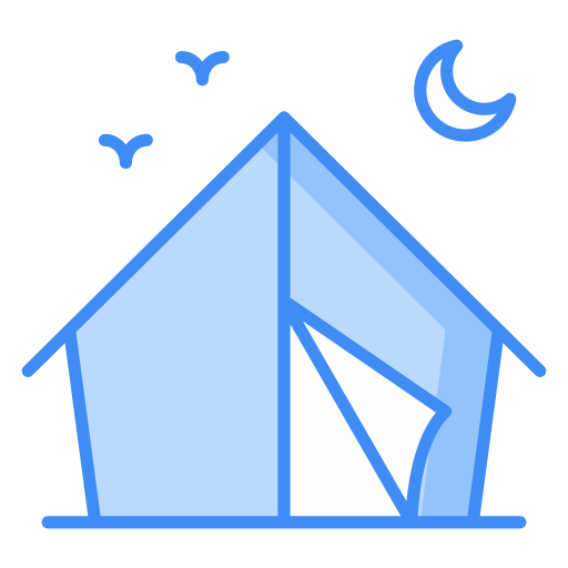 캠핑 Generic Blue icon
