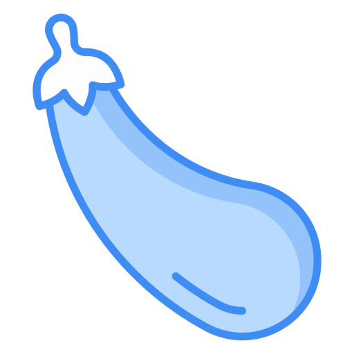 aubergine Generic Blue Icône