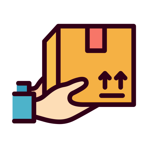 paketzustellung Generic Outline Color icon
