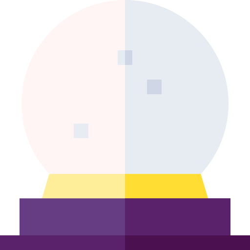 palla di cristallo Basic Straight Flat icona