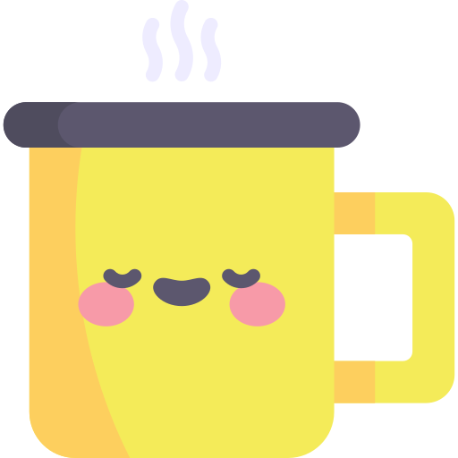コーヒーマグカップ Kawaii Flat icon