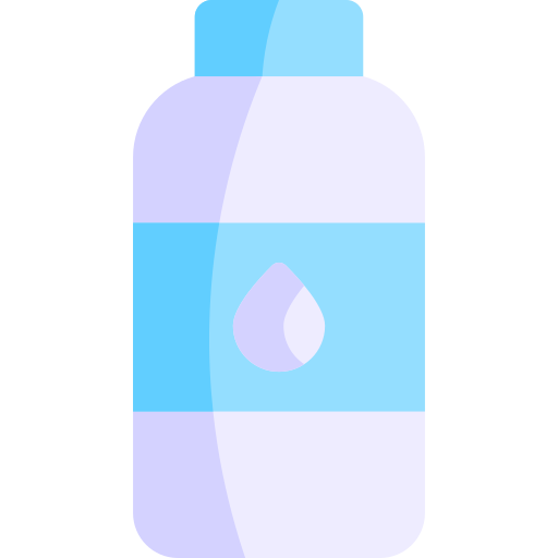 bouteille d'eau Kawaii Flat Icône