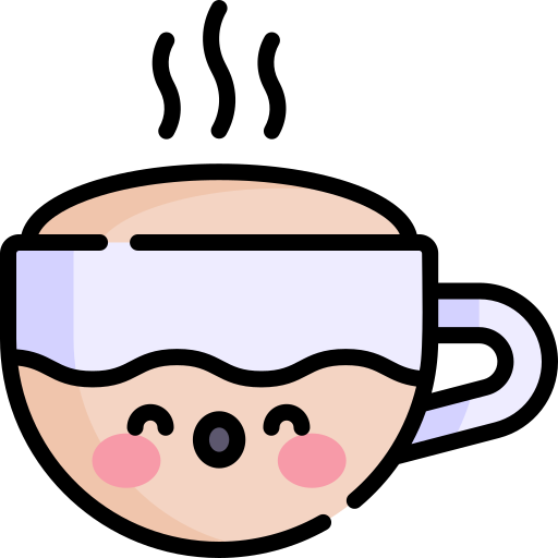 kaffeebecher Kawaii Lineal color icon