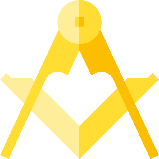 masonería Basic Straight Flat icono