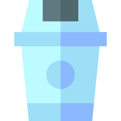 Dustbin Basic Straight Flat icon