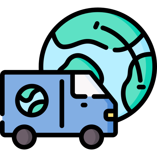 Delivery truck Special Lineal color icon