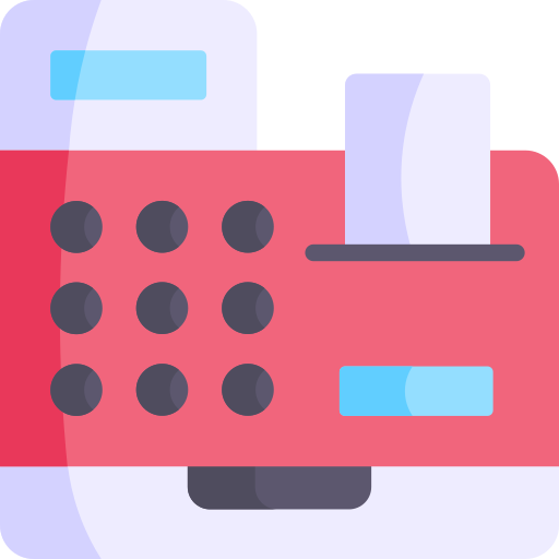 Cash register Kawaii Flat icon