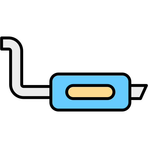 排気管 Generic Outline Color icon