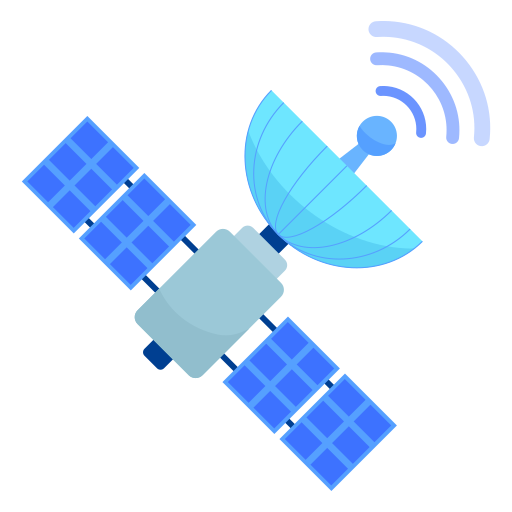 satelliet Generic Flat icoon