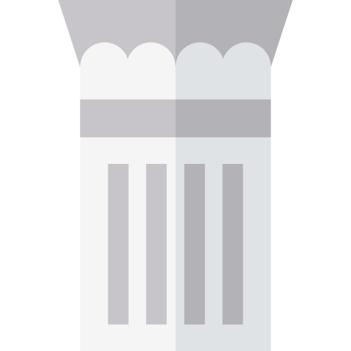 Corinthian pillar Basic Straight Flat icon