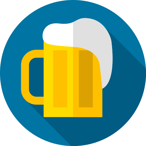 bier Flat Circular Flat icoon