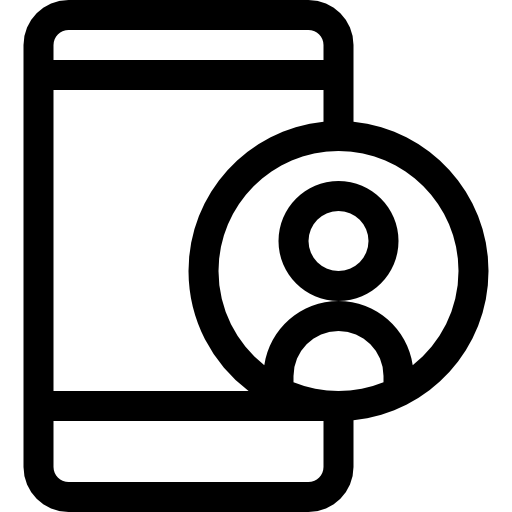 스마트 폰 Basic Rounded Lineal icon
