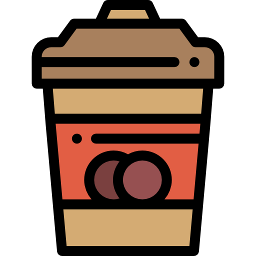 tasse à café Detailed Rounded Lineal color Icône