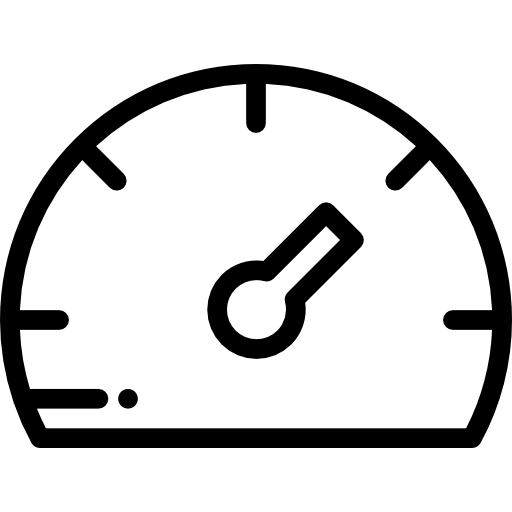 tachimetro Detailed Rounded Lineal icona