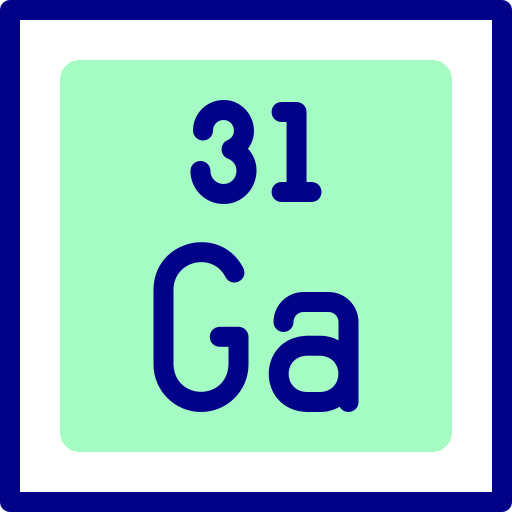 ガリウム Detailed Mixed Lineal color icon