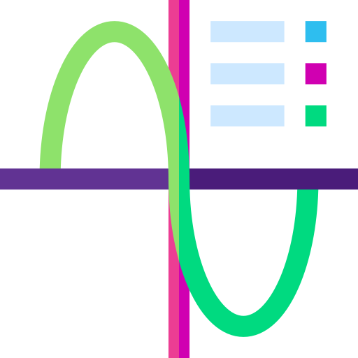 Fluctuation Basic Straight Flat icon