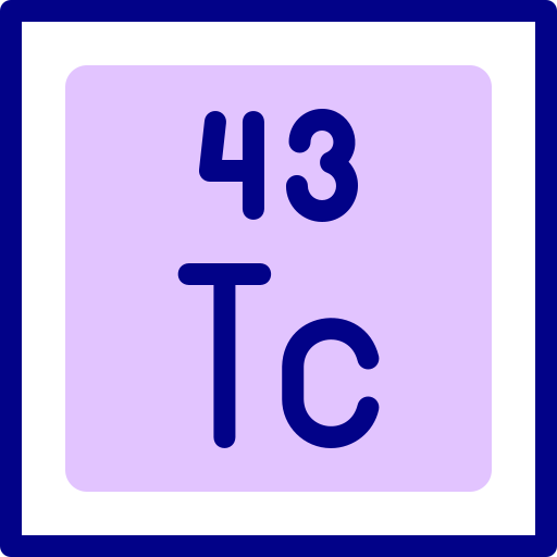 테크네튬 Detailed Mixed Lineal color icon