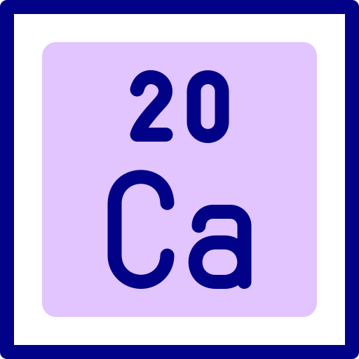 カルシウム Detailed Mixed Lineal color icon