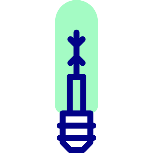 電球 Detailed Mixed Lineal color icon