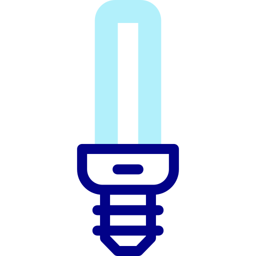 fluoreszierendes licht Detailed Mixed Lineal color icon