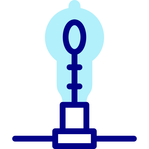 Light bulb Detailed Mixed Lineal color icon