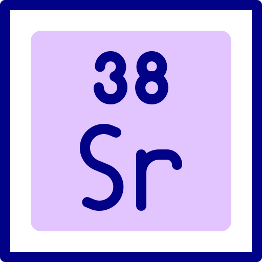 ストロンチウム Detailed Mixed Lineal color icon