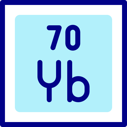 Ytterbium Detailed Mixed Lineal color icon