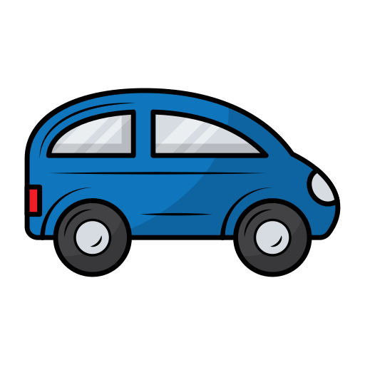 자동차 Generic Thin Outline Color icon