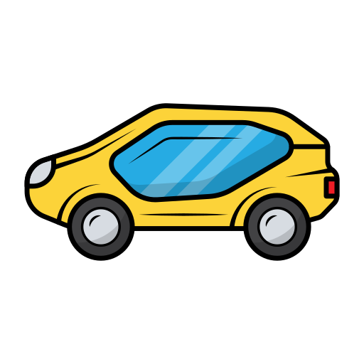 Self driving Generic Thin Outline Color icon