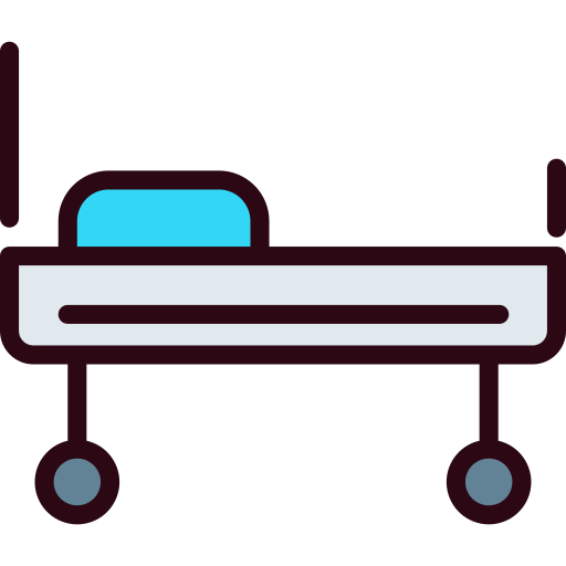 krankenhausbett Generic Outline Color icon