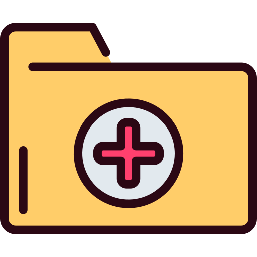 Medical folder Generic Outline Color icon