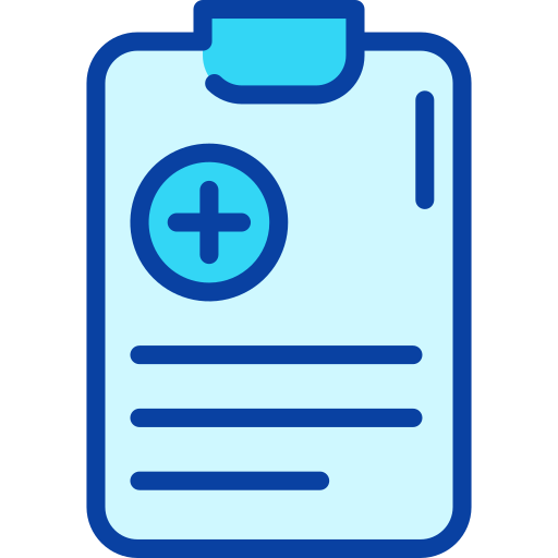 medizinischer bericht Generic Blue icon