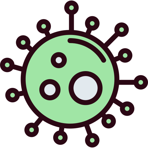 virus Generic Outline Color icona