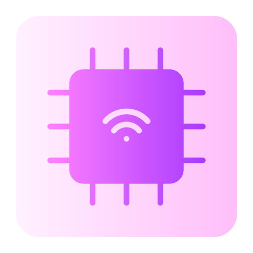 cpu Generic Flat Gradient Ícone