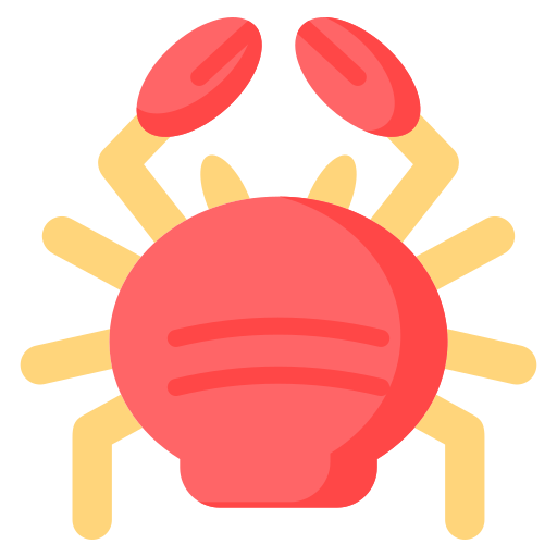 crabe Generic Flat Icône
