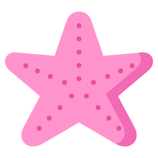 rozgwiazda Generic Flat ikona