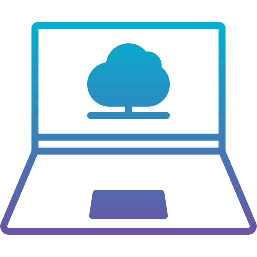 cloud computing Generic Flat Gradient icona
