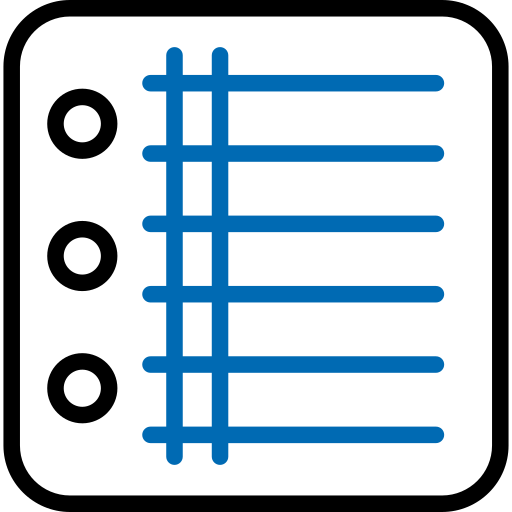 Note Generic Outline Color icon