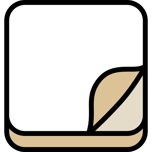 스티커 메모 Generic Outline Color icon