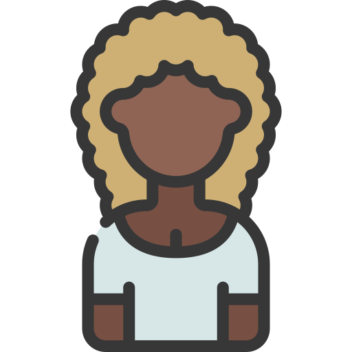 Afro hair Juicy Fish Soft-fill icon